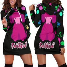Load image into Gallery viewer, Faithful Poodle Dog Hoodie Dress Cute Poodle Dogs
