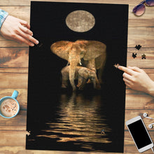 Load image into Gallery viewer, Elephant Moon Jigsaw Puzzle
