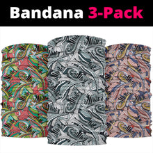 Load image into Gallery viewer, Funky Patterns Set 1 - Bandana 3 Pack
