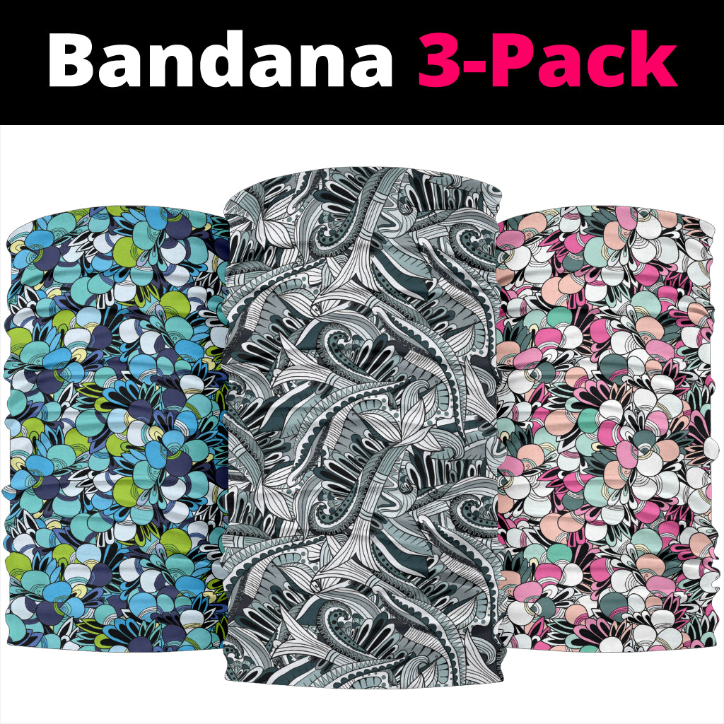 Funky Patterns Set 2 - Bandana 3 Pack