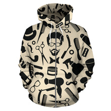 Load image into Gallery viewer, BARBER ZIP-UP HOODIE
