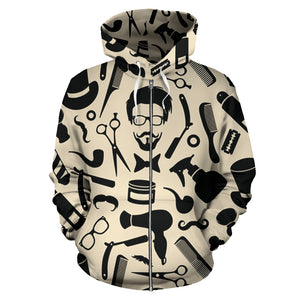 BARBER ZIP-UP HOODIE