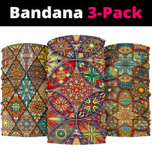 Load image into Gallery viewer, Mandala 5 Design by This is iT Original Bandana 3-Pack
