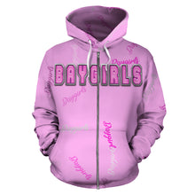 Load image into Gallery viewer, Baygirls Ladies Zip Hoodie - Pink
