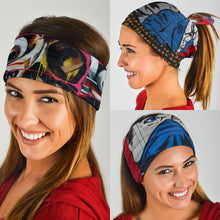 Load image into Gallery viewer, Street Art Style Headbands and Face Covers 3 Pack
