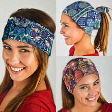 Load image into Gallery viewer, Mandala 6 Design by This is iT Original Bandana 3-Pack
