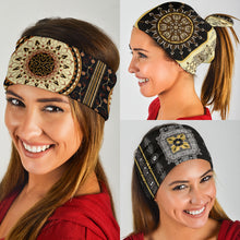 Load image into Gallery viewer, Luxury Oriental Mandala 5 Design on Bandana 3-Pack
