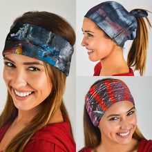 Load image into Gallery viewer, Street Art Grunge Headbands and Face Covers 3 Pack
