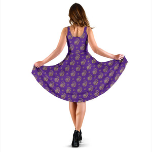 Lucky Purple Elephant Women's Dress