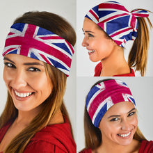 Load image into Gallery viewer, United Kingdom Flag Bandana Headbands 3 Pack
