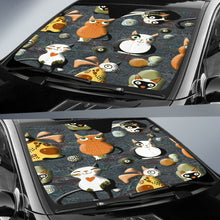 Load image into Gallery viewer, Cartoon cats Sun Shade

