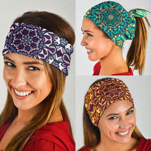 Load image into Gallery viewer, Mandala 3 Design by This is iT Original Bandana 3-Pack
