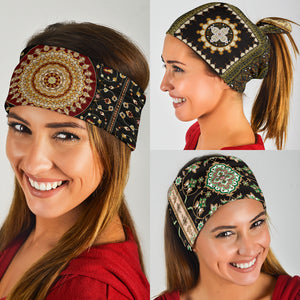 Luxury Oriental Mandala 2 Design on Bandana 3-Pack