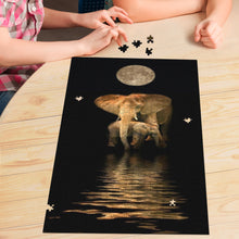 Load image into Gallery viewer, Elephant Moon Jigsaw Puzzle
