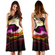 Load image into Gallery viewer, Bird Models: Peacock Feathers 04-01 Midi Dress
