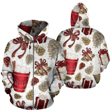 Load image into Gallery viewer, CHRISTMAS ZIP-UP HOODIE
