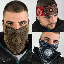 Load image into Gallery viewer, Luxury Oriental Mandala 6 Design on Bandana 3-Pack
