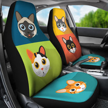 Load image into Gallery viewer, Cute Cats Car Seat Covers for Cat Lovers
