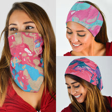 Load image into Gallery viewer, Marble Swirls Set 1 - Bandana 3 Pack
