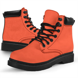 Bright Red All-Season Boots