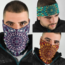 Load image into Gallery viewer, Mandala 3 Design by This is iT Original Bandana 3-Pack
