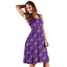 Load image into Gallery viewer, Lucky Purple Elephant Women&#39;s Dress
