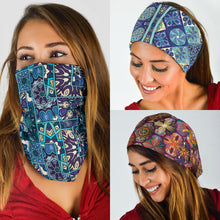 Load image into Gallery viewer, Mandala 6 Design by This is iT Original Bandana 3-Pack
