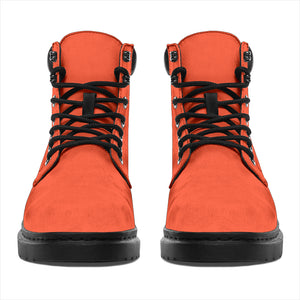 Bright Red All-Season Boots