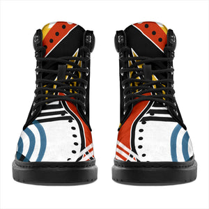 Retro Abstract Art All Season Boots