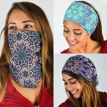 Load image into Gallery viewer, Mandala 6 Design by This is iT Original Bandana 3-Pack
