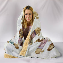 Load image into Gallery viewer, Dogs In Coats Hooded Blanket
