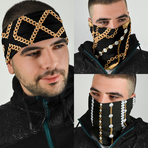 Luxury Golden Chains Bandana 3-Pack