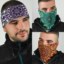 Load image into Gallery viewer, Mandala 3 Design by This is iT Original Bandana 3-Pack
