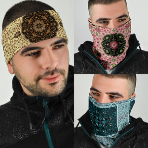 Luxury Oriental Mandala 4 Design on Bandana 3-Pack