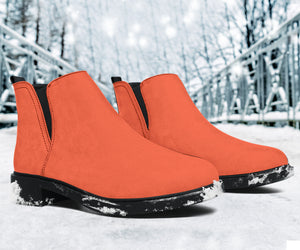 Bright Red Fashion Boots