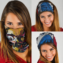 Load image into Gallery viewer, Street Art Style Headbands and Face Covers 3 Pack
