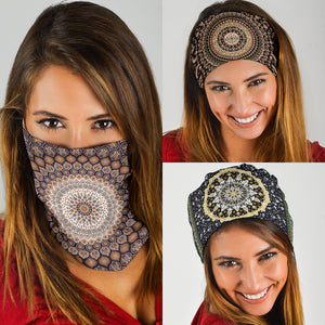 Oriental Design on Bandana 3-Pack