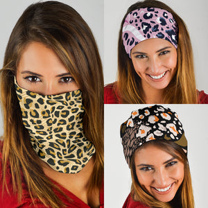 Luxury Leopard Style Collection Bandana 3-Pack