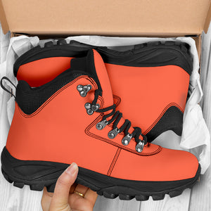 Bright Red Alpine Boots